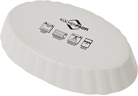 Küchenprofi Burgundy Porcelain Dish Crème Brûlée 14×8.5×2.5 Cm 6 Pcs