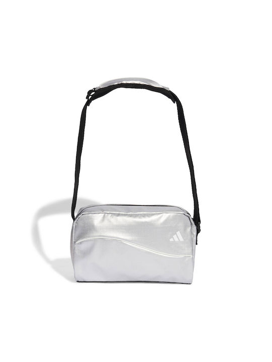 adidas Duffel Γυναικεία Τσάντα Ώμου για Γυμναστήριο Ασημί