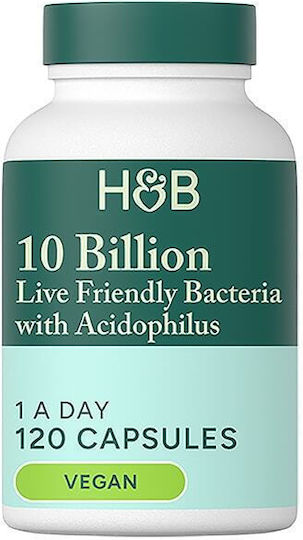 Holland & Barrett 10 Billion Live Friendly Bacteria Probiotics 120 caps