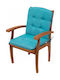 Garden Chair Cushion with Backrest Blue