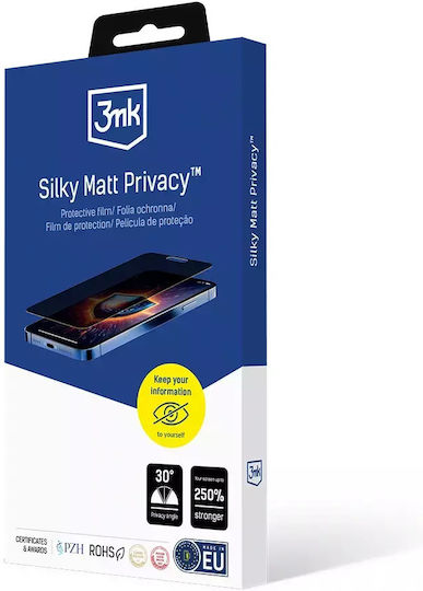 3MK Privatsphäre Matt Displayschutzfolie (iPhone 17 / 17 Pro / 16 Pro)