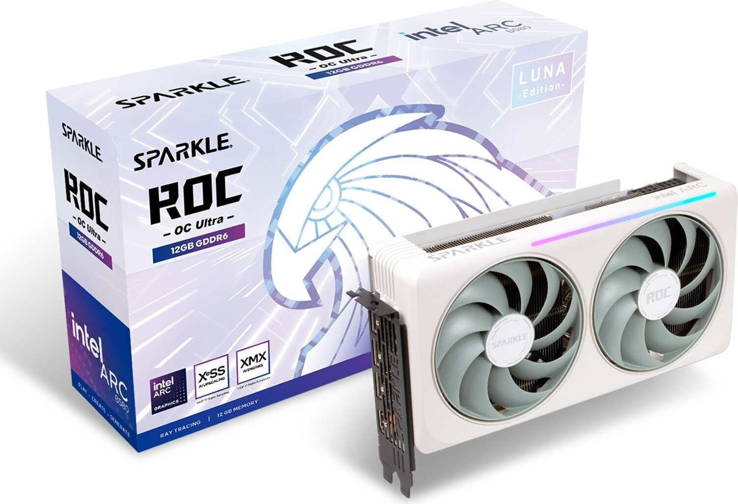 Sparkle ARC B580 12GB GDDR6 ROC Luna OC Ultra Κάρτα Γραφικών