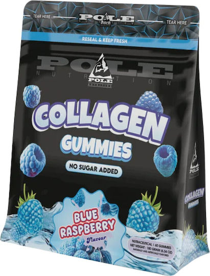 Pole Nutrition Collagen 60 желирани сладкиши Blue Raspberry