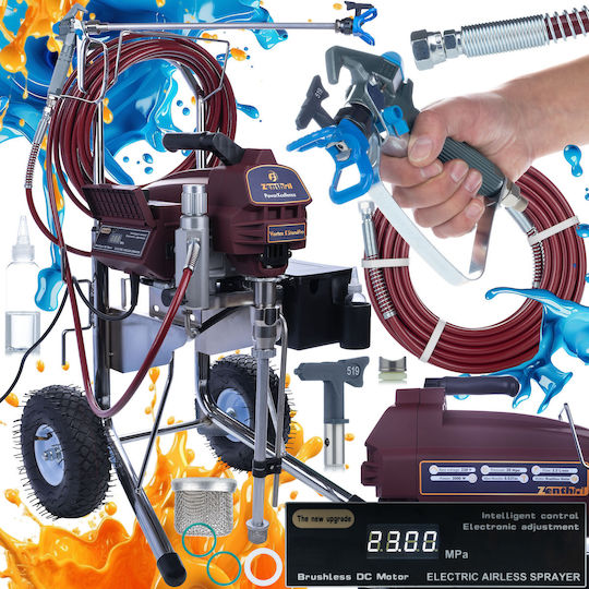 Zenthril Vortex E Standpro Електрически Пистолет за Боядисване 3000W 20MPa 0.021" 3.5L/мин Серия Powerxcellence