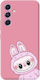 Samsung A26 Labubu 6 Pink Colored Silicone Tpu Θήκη