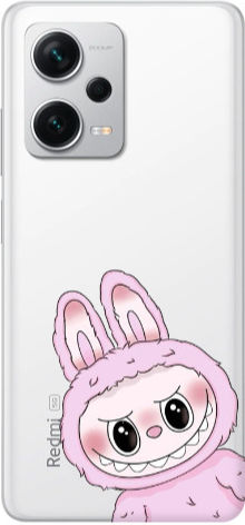 Xiaomi Redmi Note 12 5G Labubu 6 Transparente Silikon TPU Handyhülle