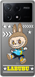 Xiaomi Poco X6Pro 5G Labubu4 Transparente Silikon TPU Handyhülle Xiaomi Poco X6Pro 5G Labubu4 Transparente Silikon TPU Handyhülle