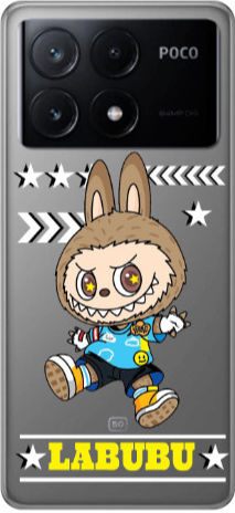 Xiaomi Poco X6pro 5g Labubu4 Transparent Silicone Tpu Θήκη