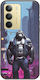 Street Animals Gorilla Realme 14x 5G Черен TPU Силикон