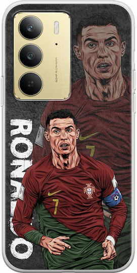 Football Stars Cristiano Ronaldo Portugal Realme 14x 5g Flexible TPU Transparent Silicone Mobile Phone Case