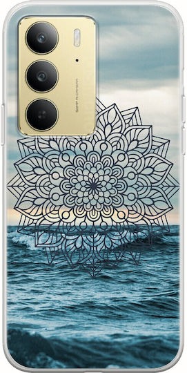 Sea Mandala Realme 14x 5g Flexible TPU Transparent Silicone Mobile Phone Case