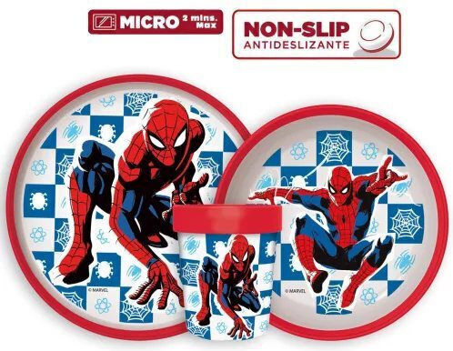 Stor Feeding Set made of Plastic with Non-Slip Base 3pcs