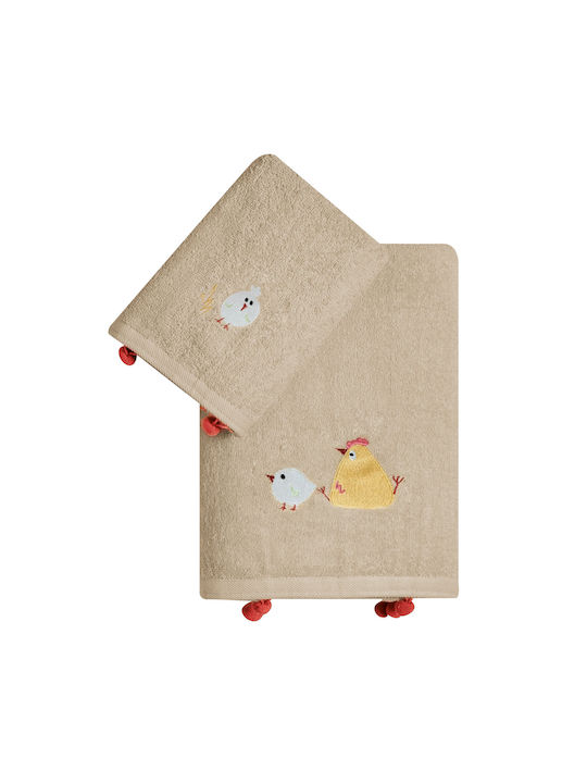 Kentia Set of baby towels 2pcs Loft Beige 70 cm...
