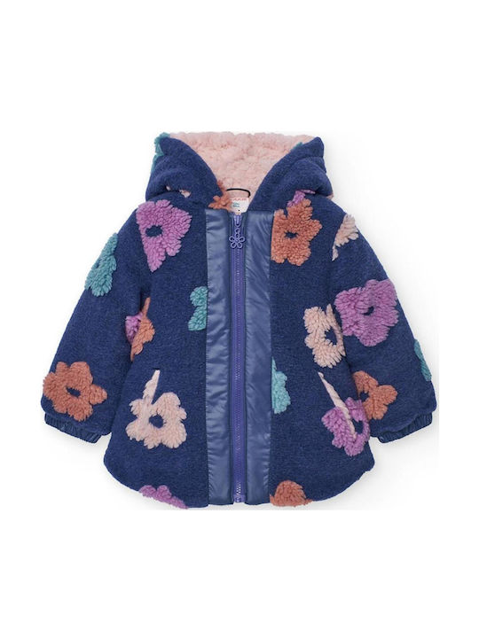 Kids' Fur with Lining & Hood Purple