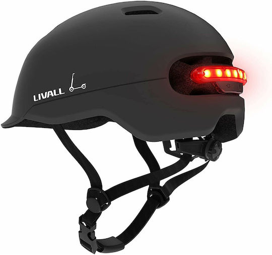 Livall C20 Κράνος για Hoverboard / Ηλεκτρικό Scooter Medium/54-58cm σε Μαύρο Χρώμα