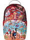 Sprayground DLXR Schulranzen Rucksack für Junior High-High School mit Flaschenhalter Mehrfarbig 29 x 15 x 45cm