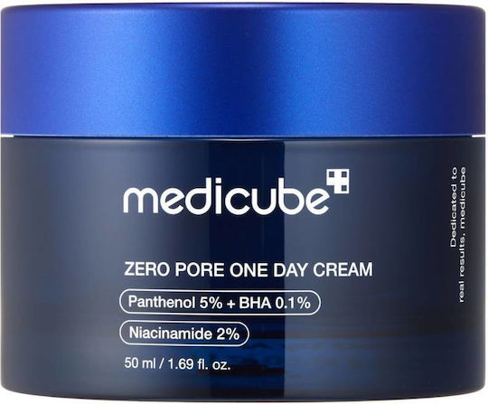 Medicube Zero Pore One 24h Cream Face Day with Panthenol 5%+Bha 0.1%+Niacinamide 2% 50ml