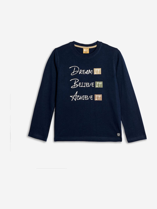 Kids' Shirt Long Sleeve Blue