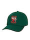 Koupakoupa Kids' Hat Jockey Fabric Cristiano Ronaldo Green