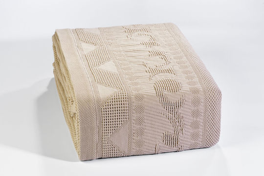 Down Town Home Super King Decke 230x260cm Beige