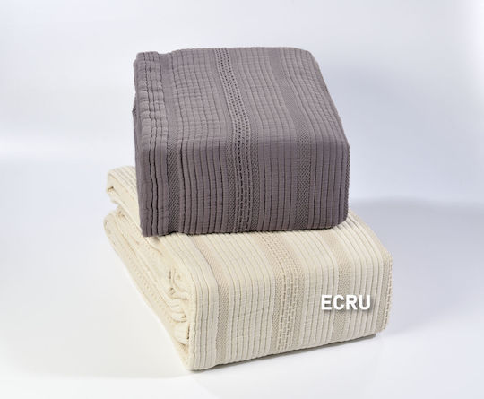 Down Town Home Single Blanket 170x240cm Ecru
