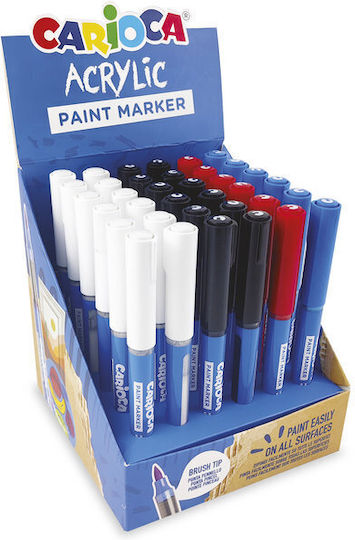 Carioca Acrylic Marker Black