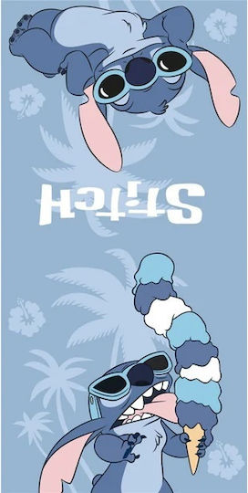 Disney Lilo Stitch Ice Cream Beach Towel Dot 55x110 Cm Fast Dry Multicolour