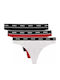 Βαμβακερά Women's String 3Pack Black