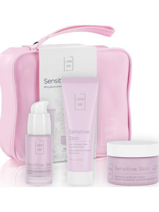Lavish Care Skin Care Essentials Necessaire Triplet Σετ Περιποίησης για Ενυδάτωση & Λάμψη 4τμχ
