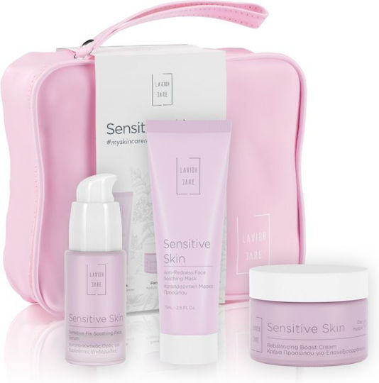 Lavish Care Skin Care Essentials Necessaire Triplet Σετ Περιποίησης για Ενυδάτωση & Λάμψη 4τμχ