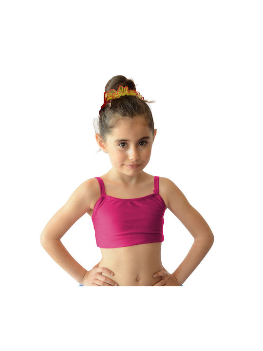 Kokoracostume Kids' Dance Crop Top Lycra Spande...