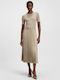 Fadridi Pleated Skirt Light Beige