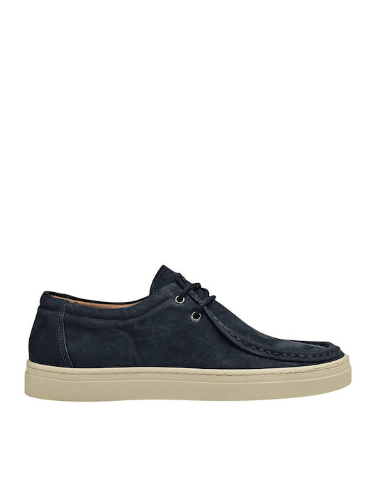 Men's Leather Moccasins Blue