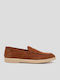 Suede Ανδρικά Loafers σε Καφέ Χρώμα