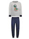 Energiers Kids' Pajamas Blue Dinosaur