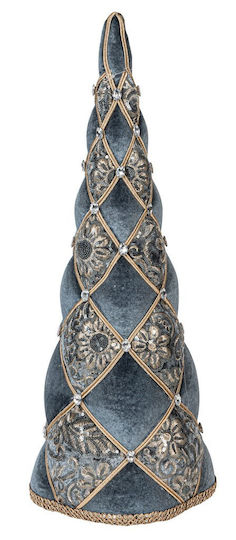 Decorațiune de Crăciun Braduleț Conul 57cm. Albastru