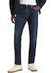 512 Men's Elastic Jeans Pants with Slim Tapered Fit Dark Blue