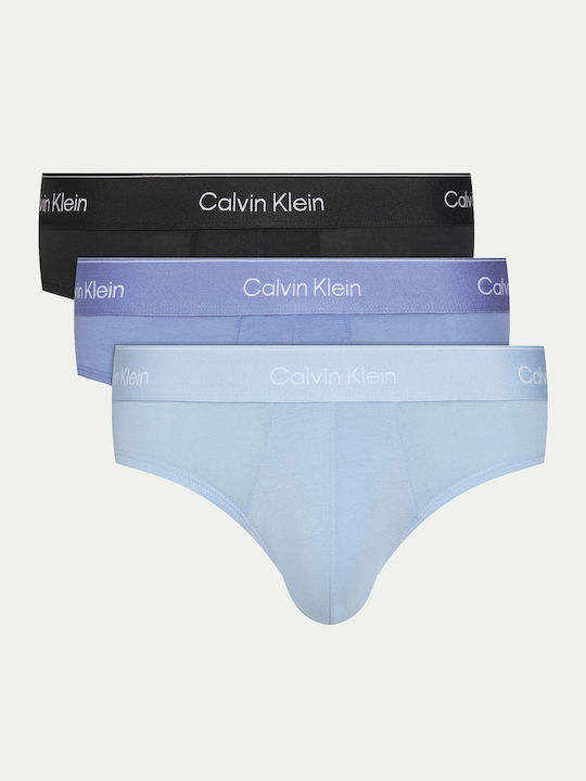 Calvin Klein Ανδρικά Σλιπ Glacier, Blue Bell 3Pack