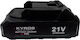 Kyros Batterie 21V 2500mAh Ky214-ky261 Ba21-2 5