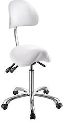 Noble 1025a Weiß Trolley Friseursalon- und Spa-Hocker Noble 1025a Weiß Trolley Friseursalon- und Spa-Hocker