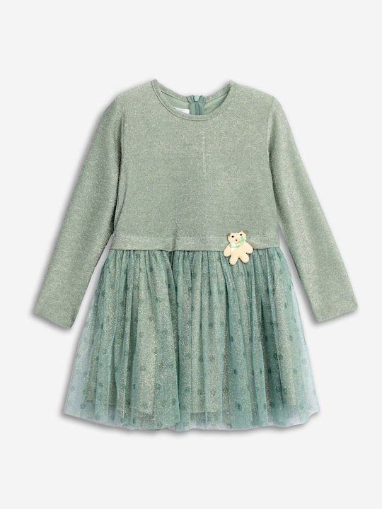 Rochie pentru Copii Mânecă lungă Din tul Multicolor
