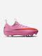 Mercurial Vapor FG/MG Kids Soccer Cleats And Shoes Molded Pink
