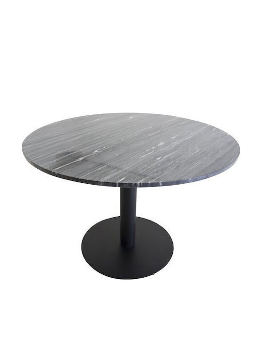 Dallas 175 Round Table Dining Room with Marble ...