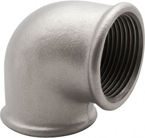 Atusa Black Reducing Pipe Elbow Fitting 2 X 1 1/4''
