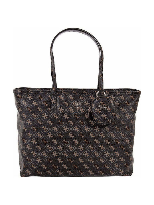 Guess Damentasche Schultertasche Braun