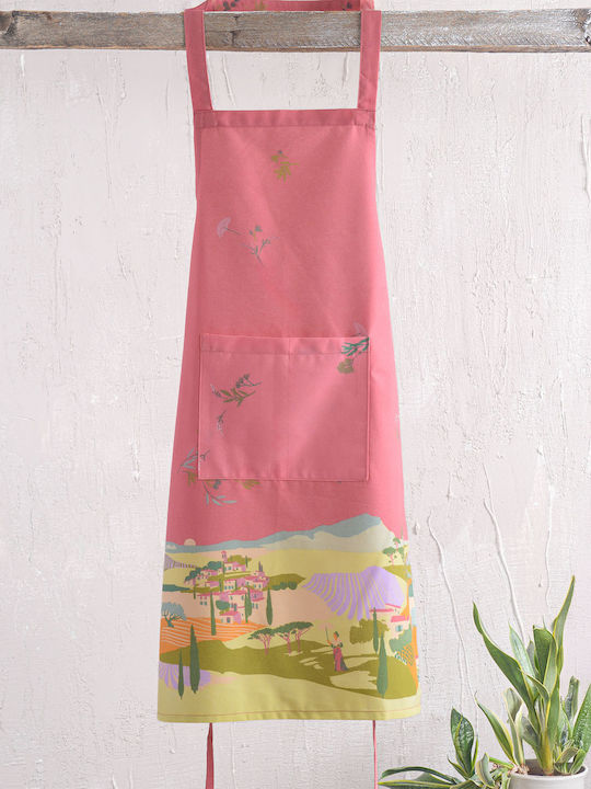 Rythmos Foret Apron Pink 85x60cm
