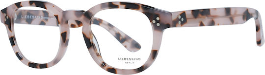 View + Clip-On Liebeskind Women's 110120077946 Prescription Eyeglass Frames Lens Bridge Temple 46 22 135 mm