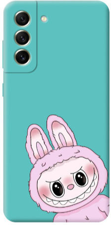 Samsung S21 Plus Labubu 6 Тюркоазен Калъф От Силикон TPU