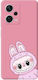 Xiaomi Poco X5 Labubu 6 Розов Силиконов TPU Калъф