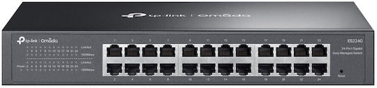 TP-LINK Omada ES224G v1 Managed L2 Switch με 24 Θύρες Gigabit (1Gbps) Ethernet
